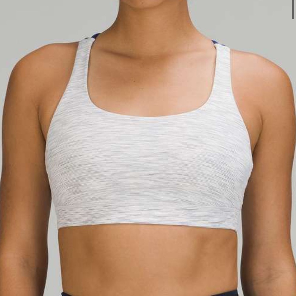 Lululemon Sports Bra Energy Strappy Wee Are Space sz 6